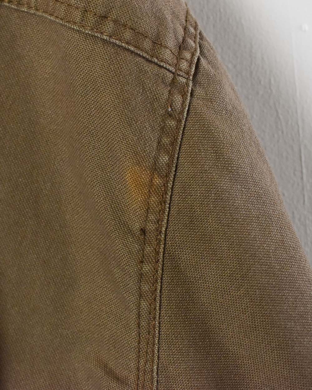 Brown Dickies Padded Hooded Overshirt - XX-Large