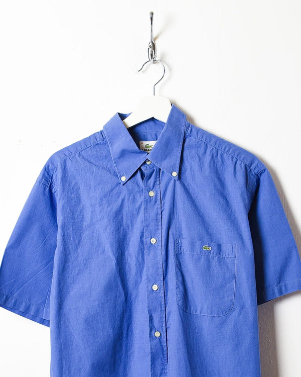Blue Lacoste Short Sleeved Shirt - Large