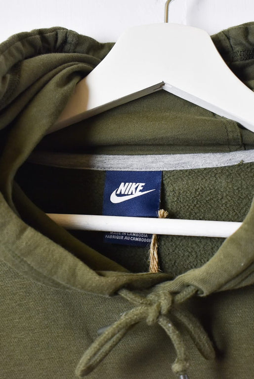 Khaki Nike Hoodie - Large