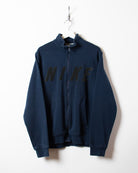 Navy Nike Zip-Through Sweatshirt - Large