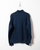 Navy Nike Zip-Through Sweatshirt - Large