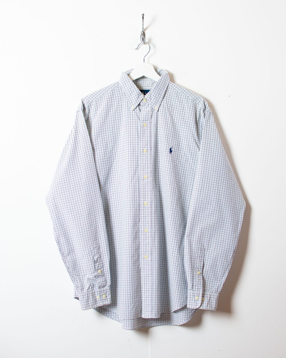 Blue Polo Ralph Lauren Checked Shirt - Large