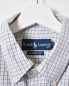 Blue Polo Ralph Lauren Checked Shirt - Large