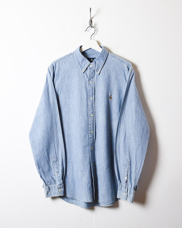 BabyBlue Polo Ralph Lauren Denim Shirt - Large