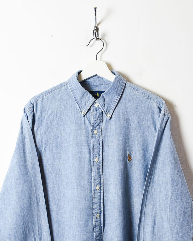BabyBlue Polo Ralph Lauren Denim Shirt - Large