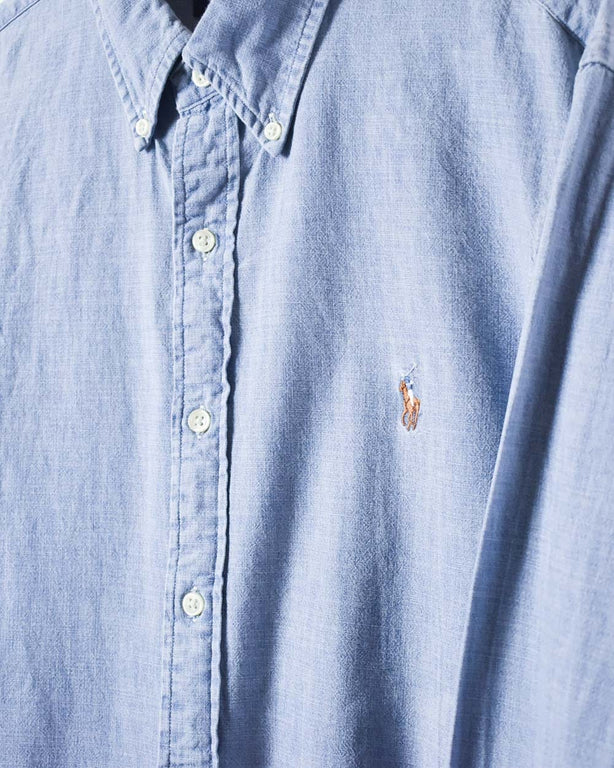 BabyBlue Polo Ralph Lauren Denim Shirt - Large