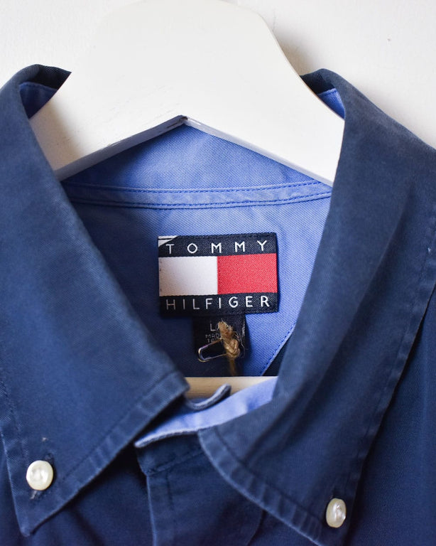 Navy Tommy Hilfiger Shirt - Large