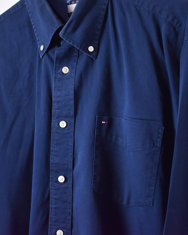 Navy Tommy Hilfiger Shirt - Large