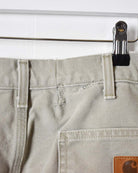 Stone Carhartt Carpenter Jeans - W34 L29