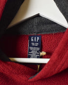 Red Gap Fleece Hoodie - Small