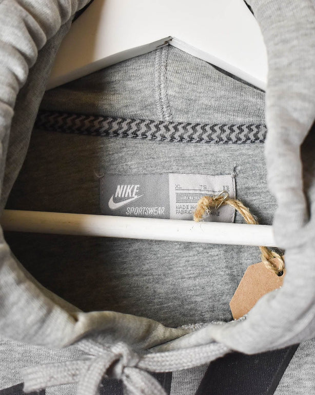 Stone Nike Hoodie - X-Large