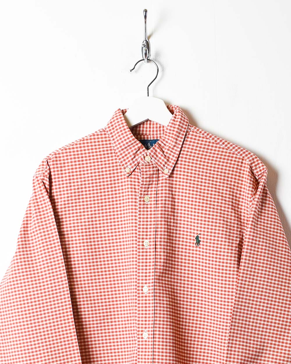 Red Polo Ralph Lauren Checked Shirt - Medium