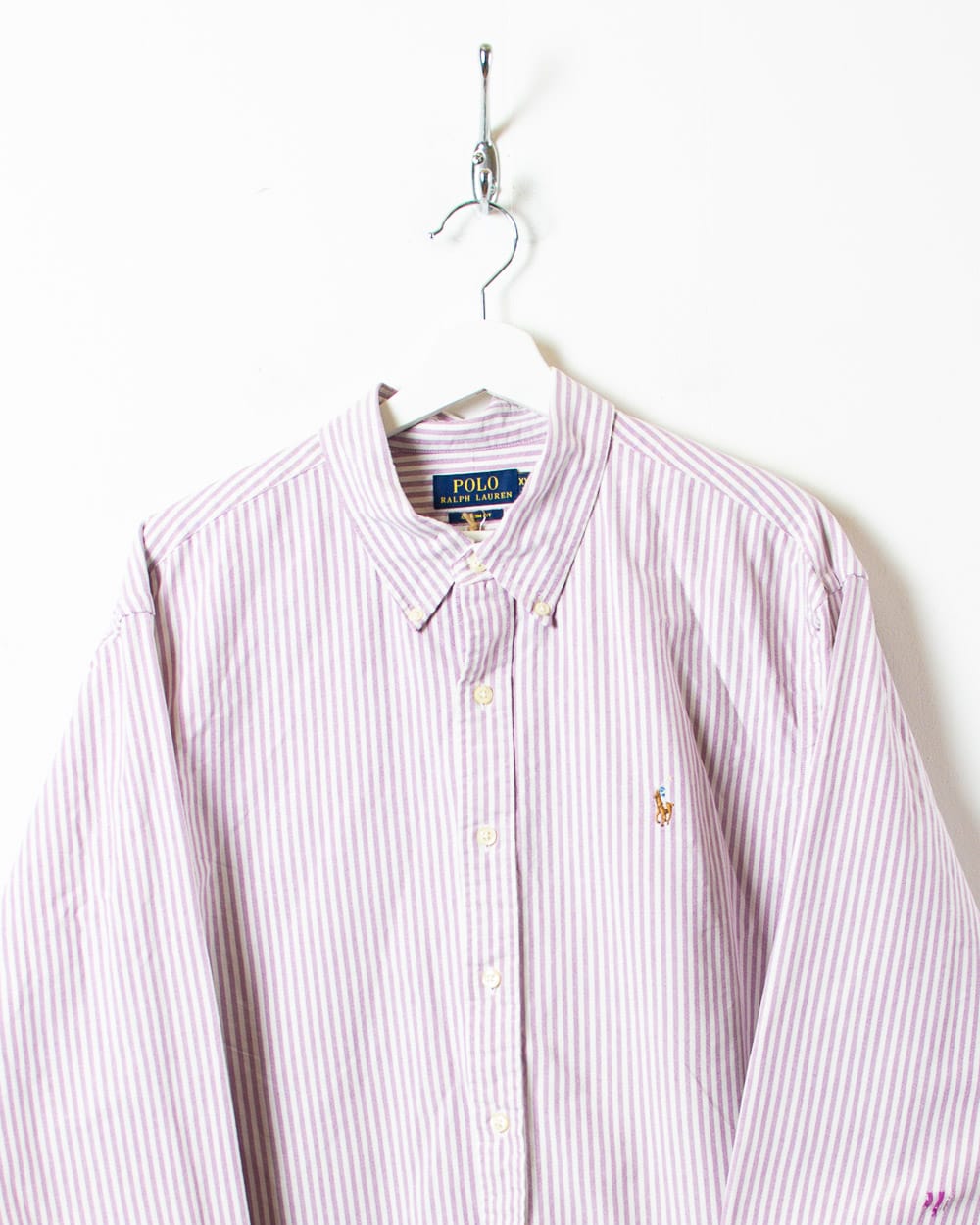 Pink Polo Ralph Lauren Striped Shirt - XX-Large