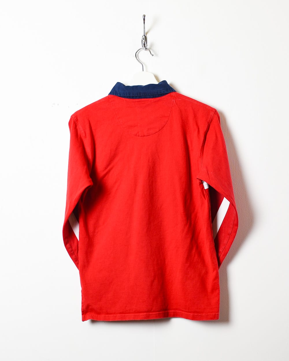 Red Polo Sport Ralph Lauren Rugby Shirt - Small Women's