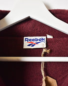 Maroon Reebok 1/4 Zip Fleece - Large