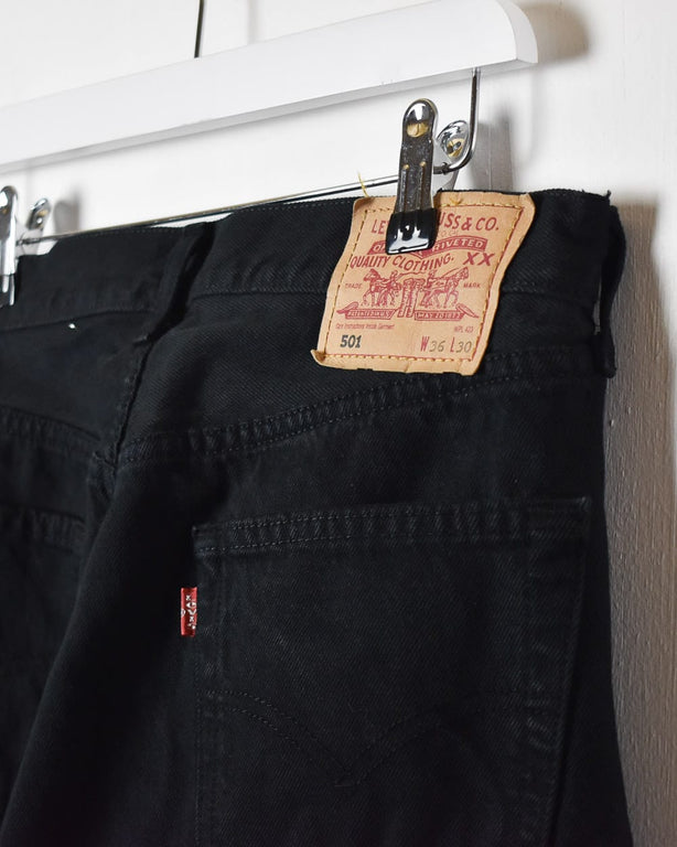 Black Levi's 501 Jeans - W32 L30