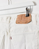 White Levi's 501 Jeans - W32 L29