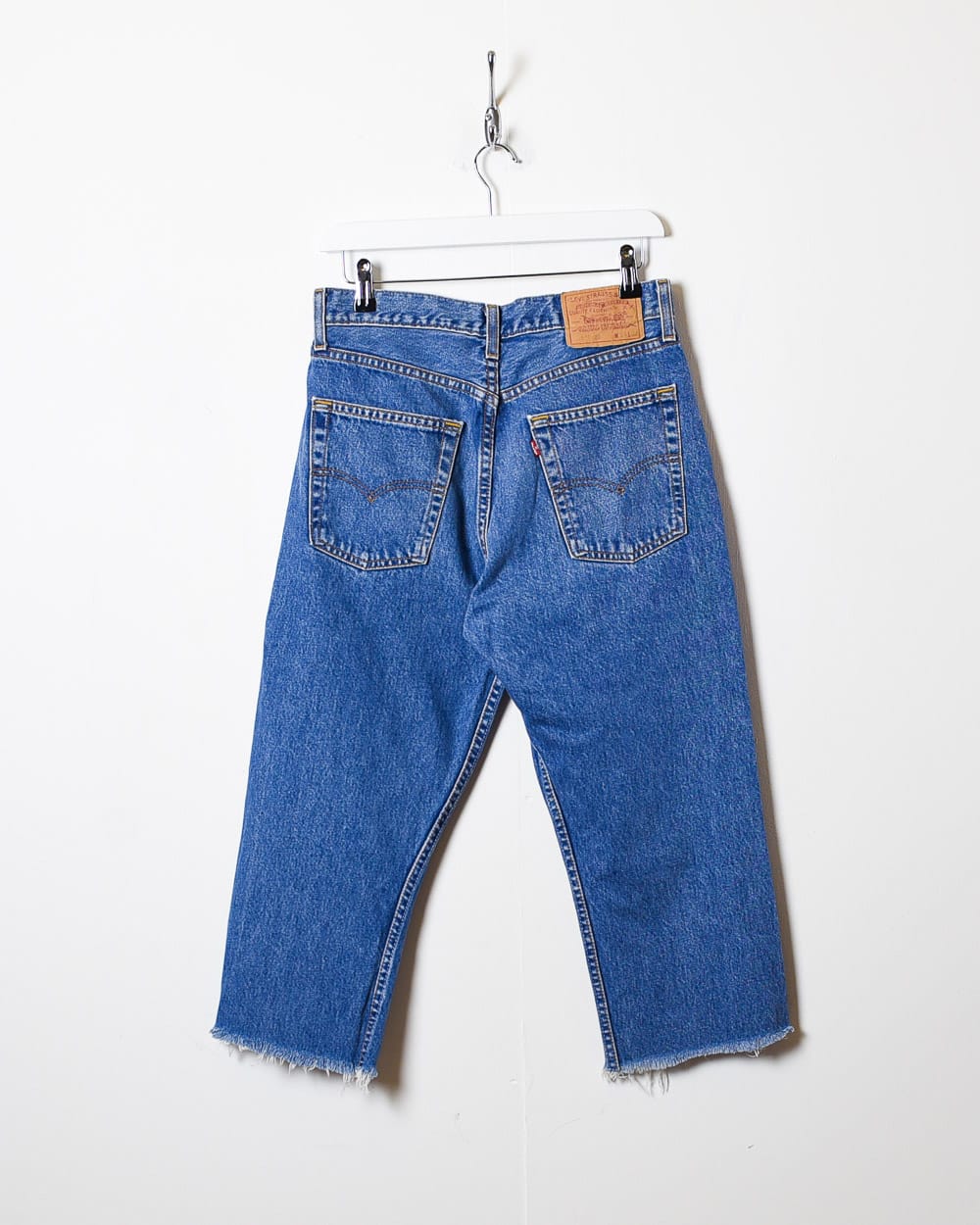 Blue Levi's 540 Cut Off Jeans - W30 L21