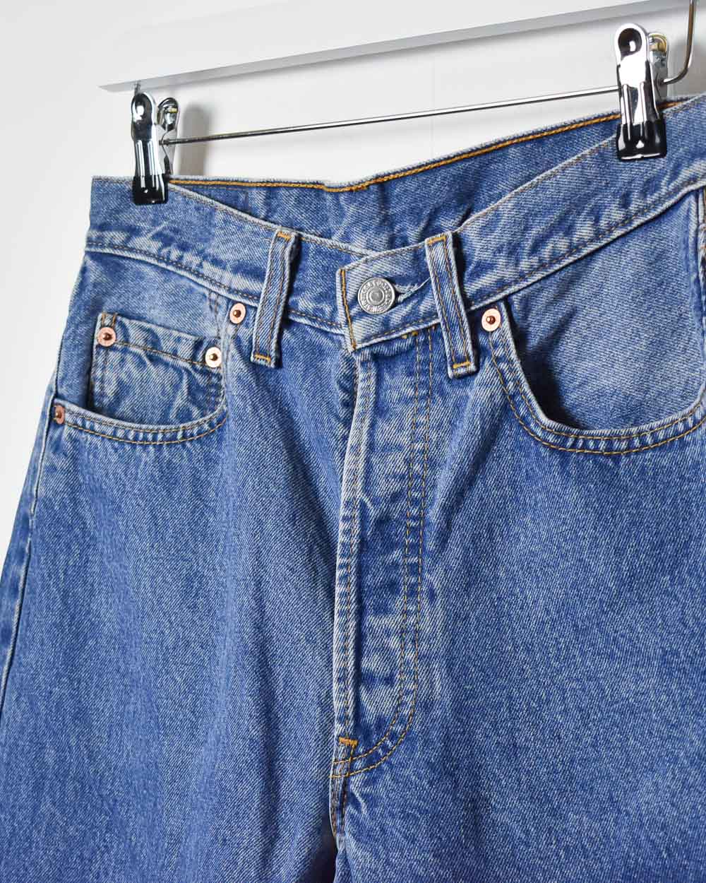 Blue Levi's 540 Cut Off Jeans - W30 L21