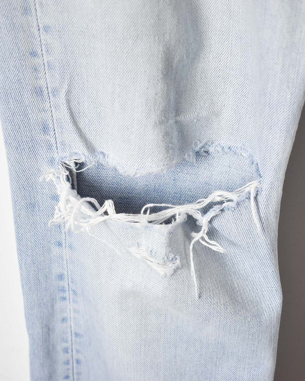 Blue Levi's Distressed 501 Jeans - W32 L33
