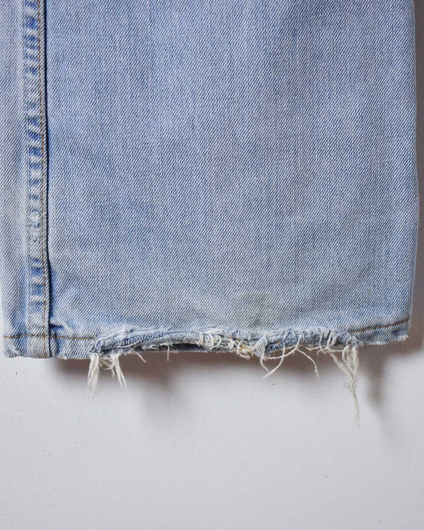 Blue Levi's Distressed 501 Jeans - W32 L33