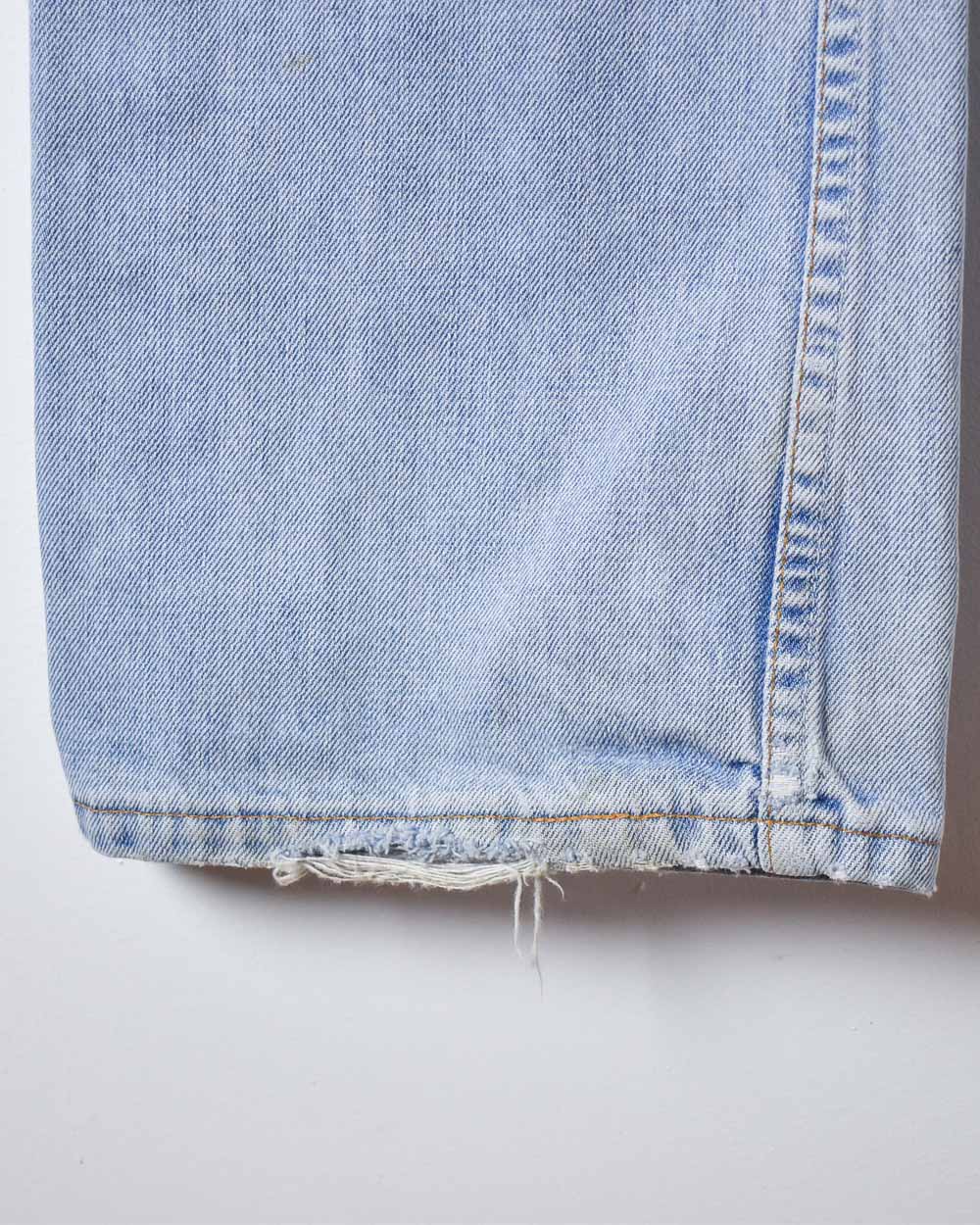 Blue Levi's Distressed 501 Jeans - W32 L33