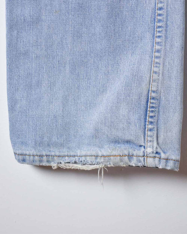 Blue Levi's Distressed 501 Jeans - W32 L33