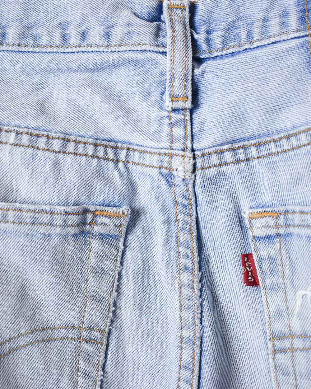Blue Levi's Distressed 501 Jeans - W32 L33