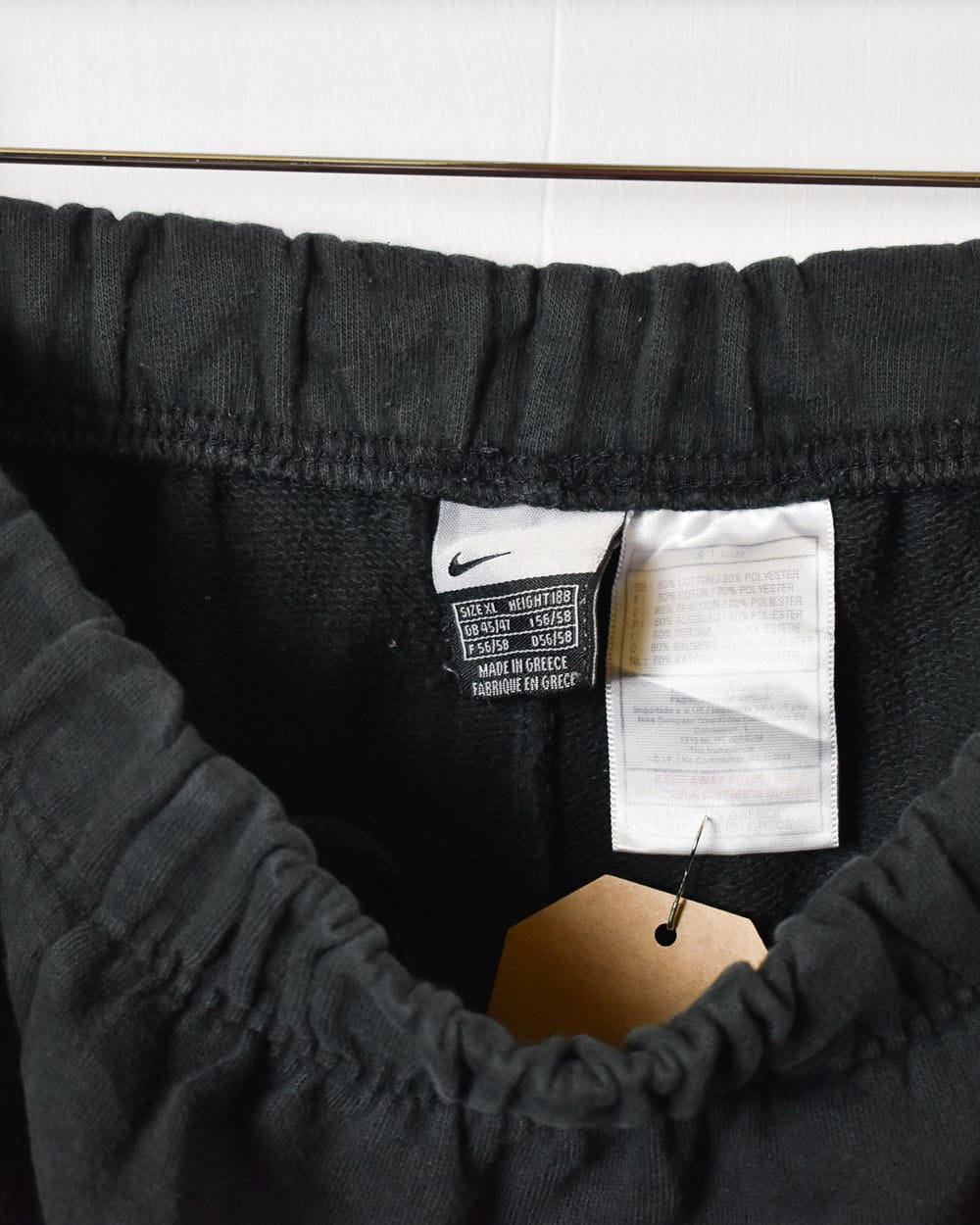 Black Nike Tracksuit Bottoms - X-Large