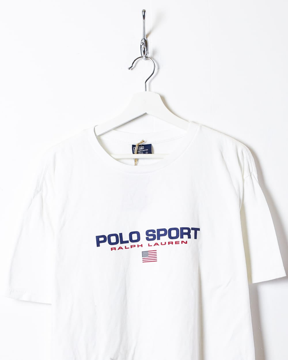 Vintage 90s White Polo Sport Ralph Lauren T Shirt X Large Cotton Domno Vintage