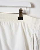 White Adidas Mesh Shorts - Large