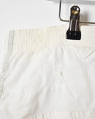 White Adidas Mesh Shorts - Large