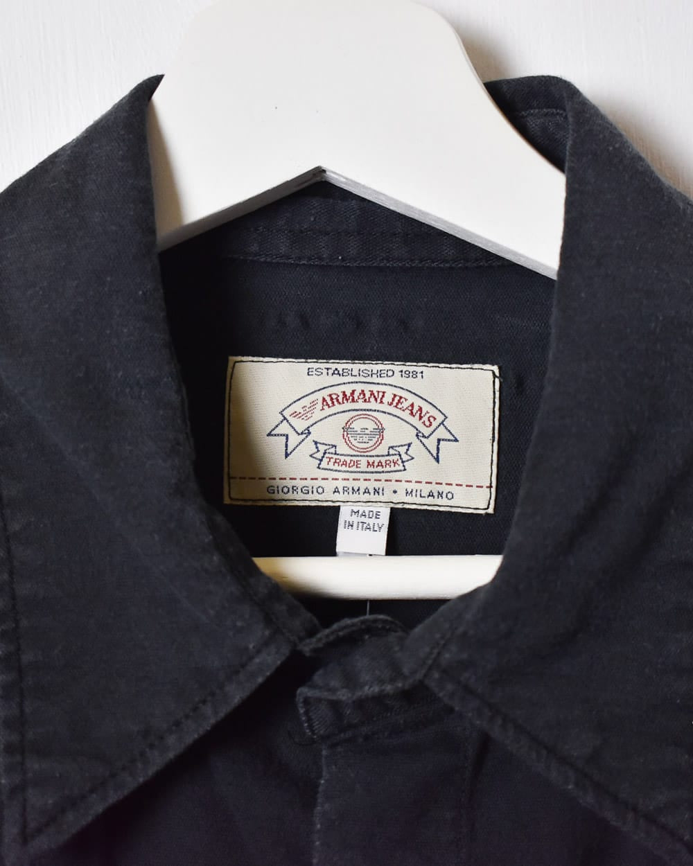 Black Armani Jeans Shirt - Large