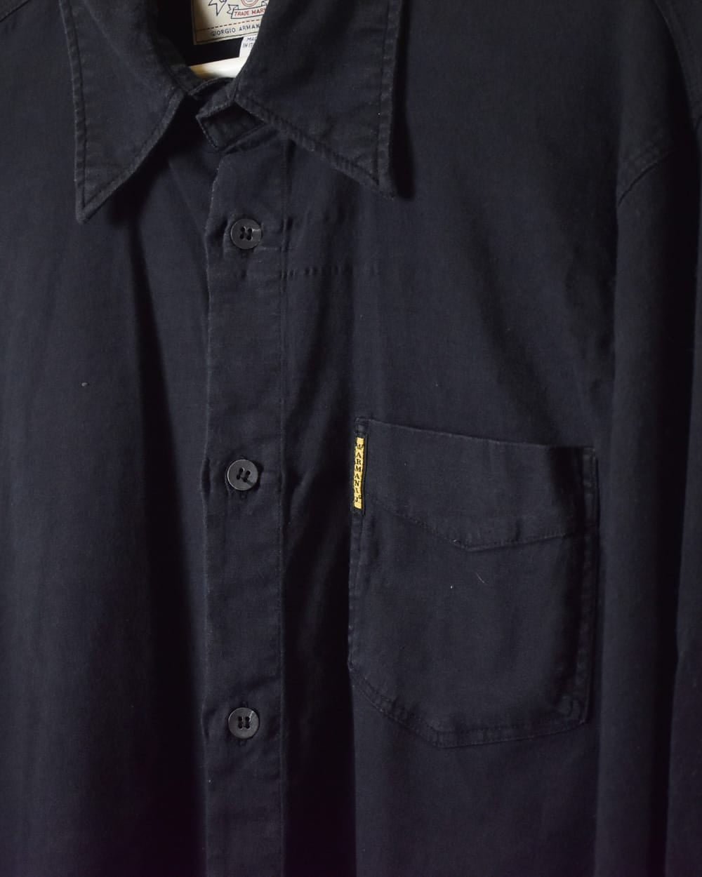 Black Armani Jeans Shirt - Large