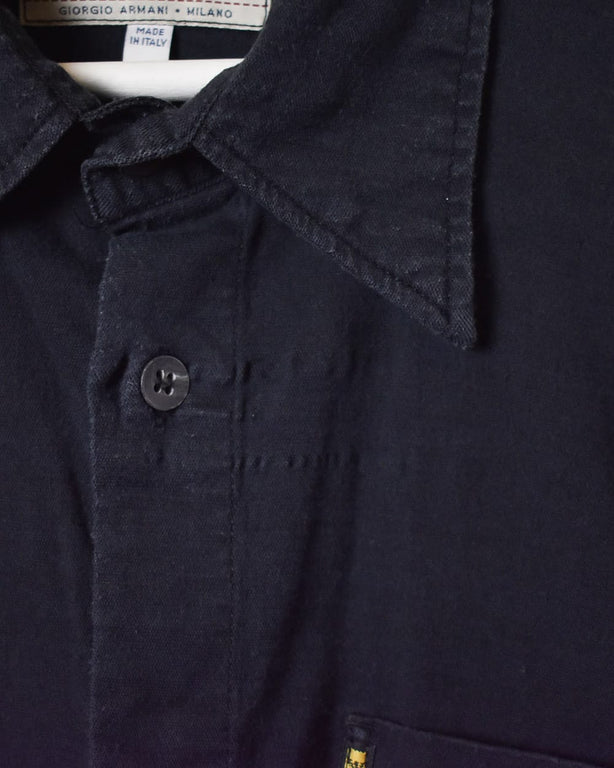 Black Armani Jeans Shirt - Large