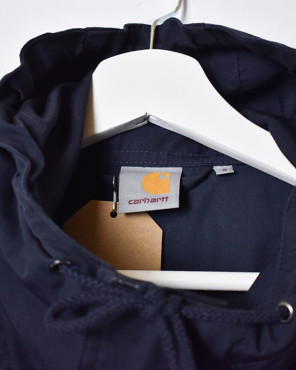 Navy Carhartt Parka Jacket - Small