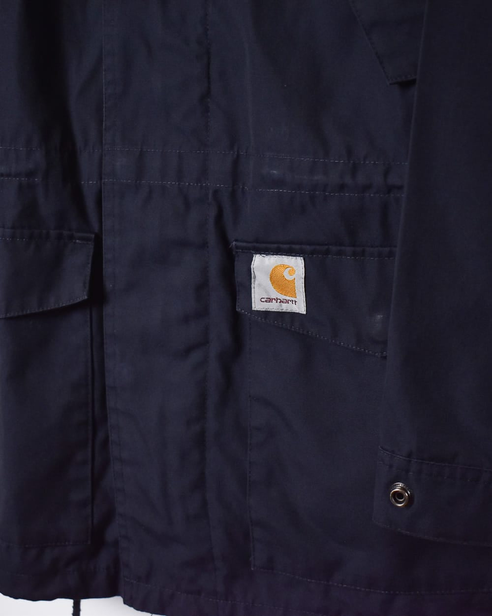 Navy Carhartt Parka Jacket - Small