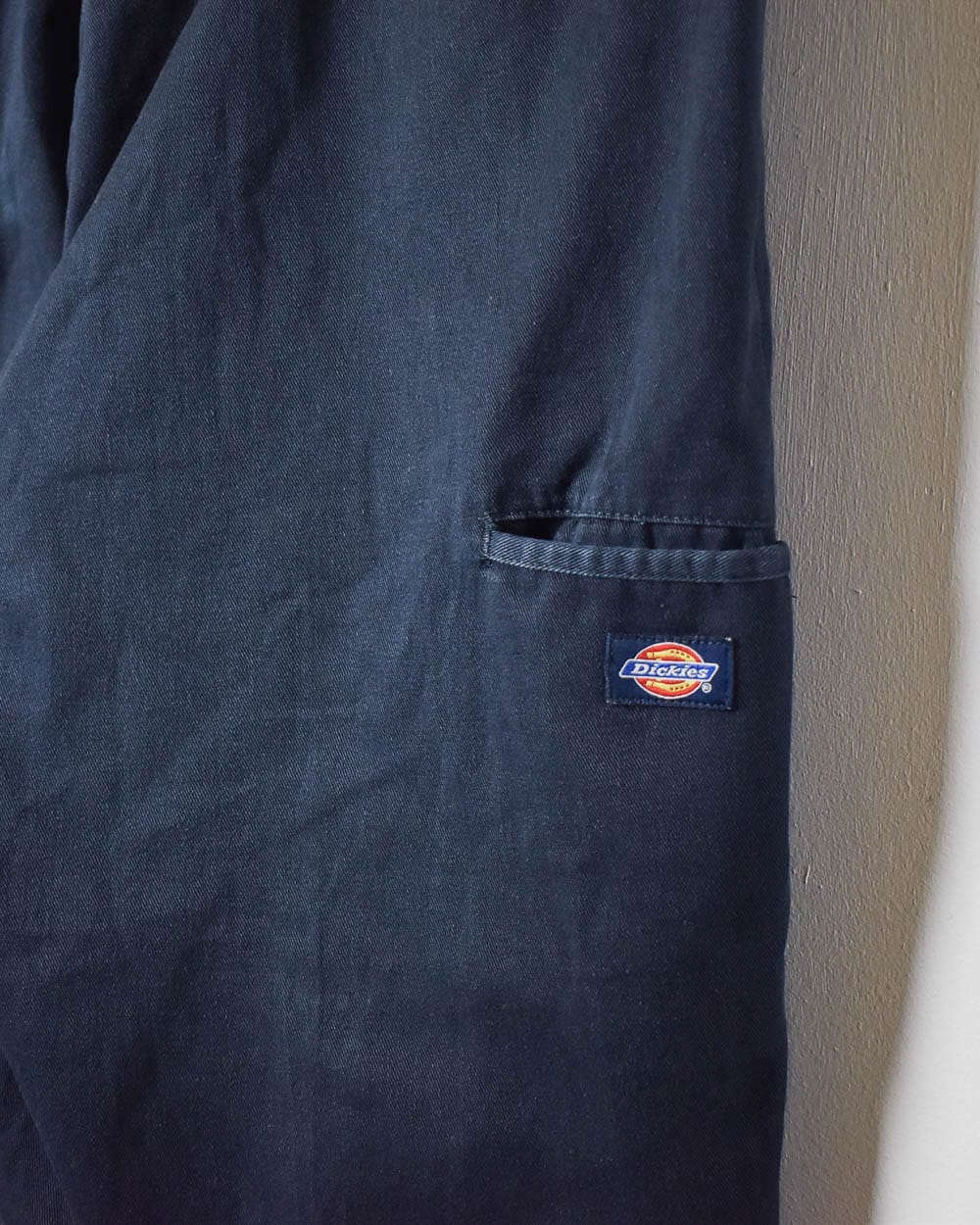 Navy Dickies Double Knee Trousers - W40 L27