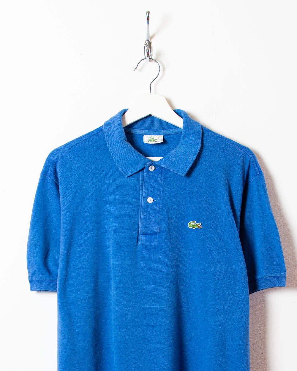 Blue Lacoste Polo Shirt - Medium