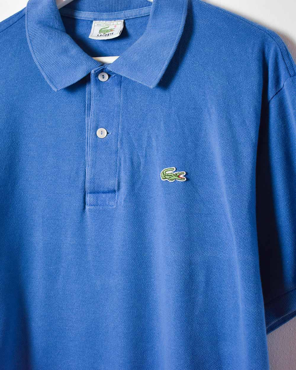 Blue Lacoste Polo Shirt - Medium