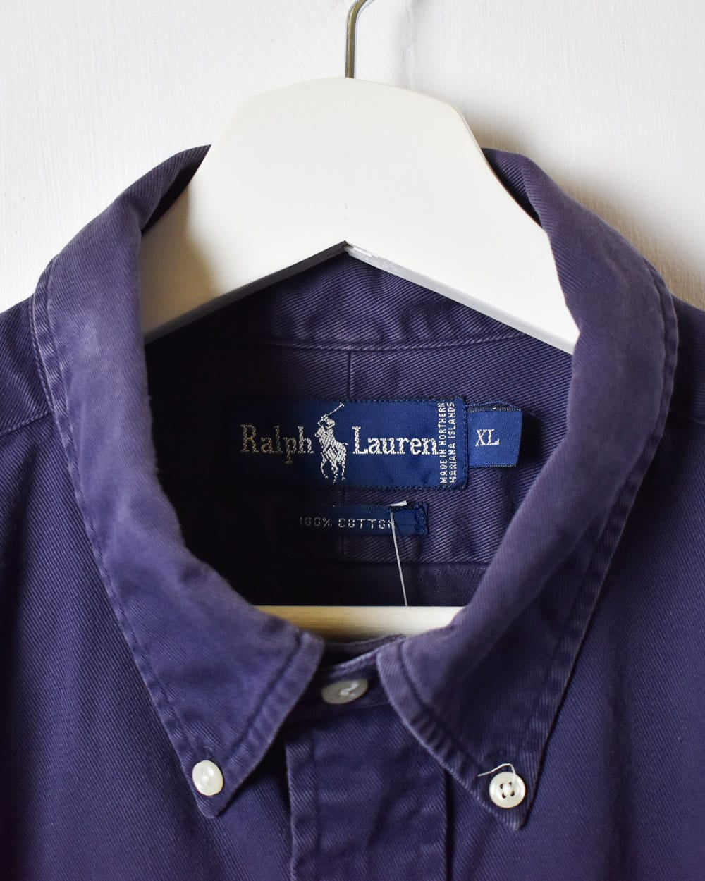 Navy Polo Ralph Lauren Short Sleeved Shirt - X-Large