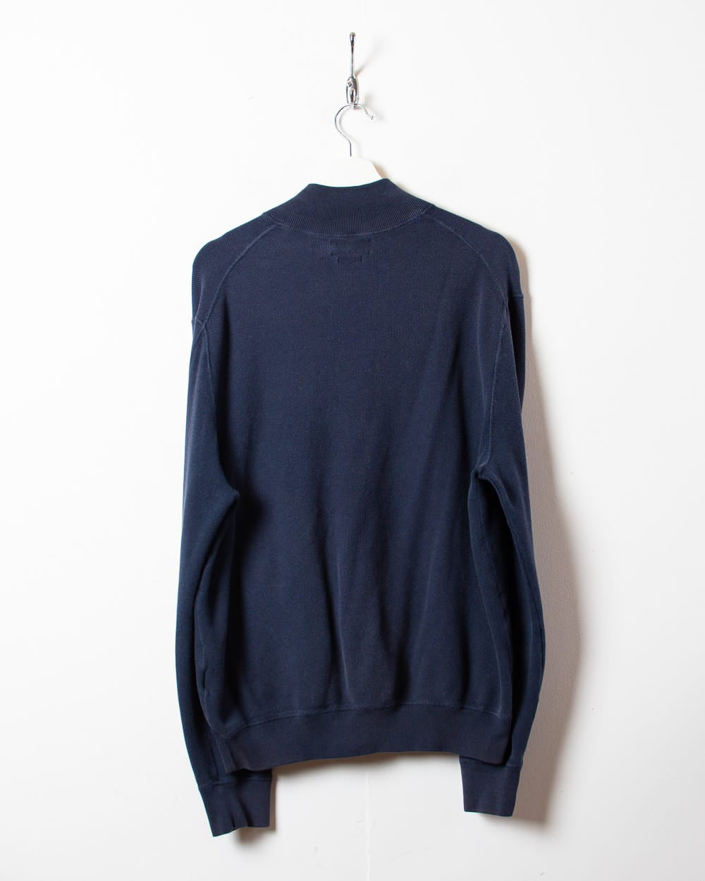 Navy Polo Ralph Lauren Zip-Through Sweatshirt - Large