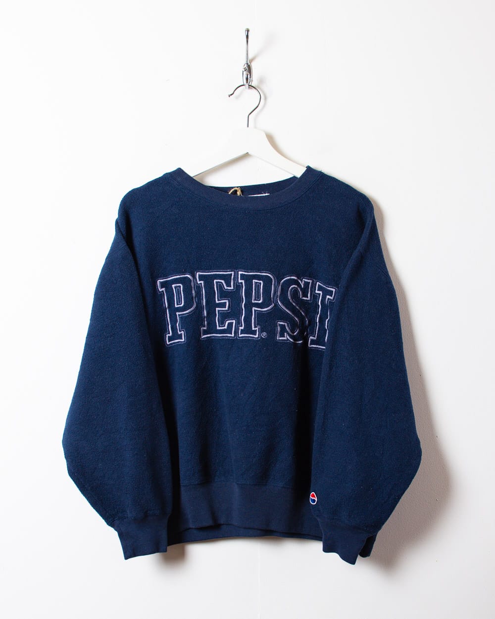 Navy Pepsi Fleeced Sweatshirt - Small