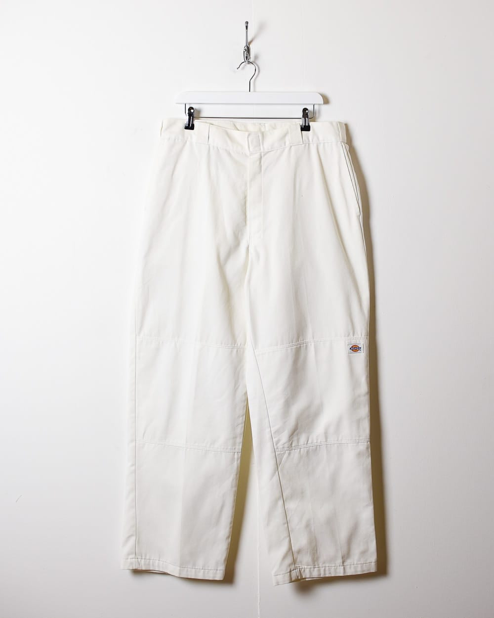 White Dickies Double Knee Carpenter Jeans - W36 L31