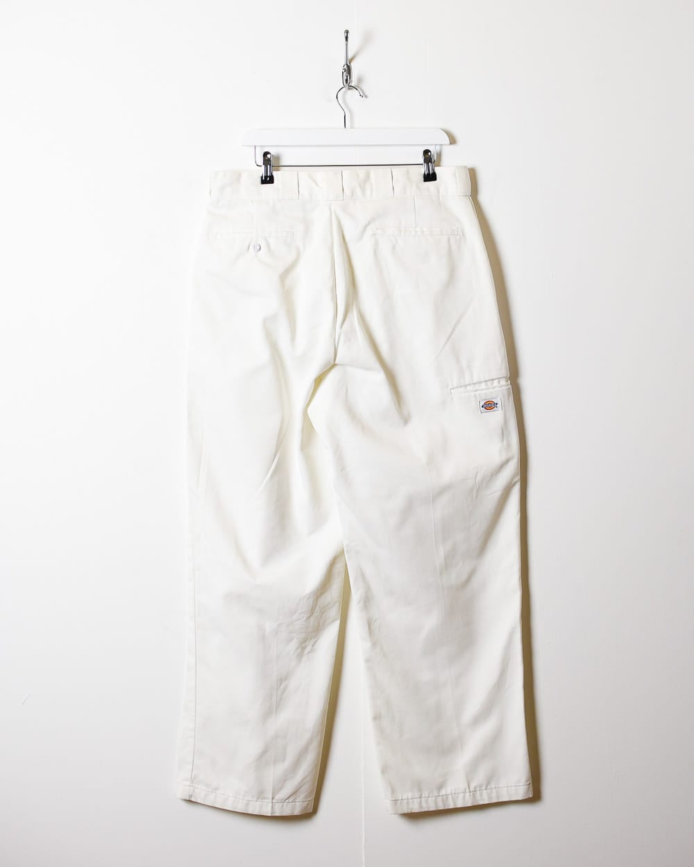 White Dickies Double Knee Carpenter Jeans - W36 L31