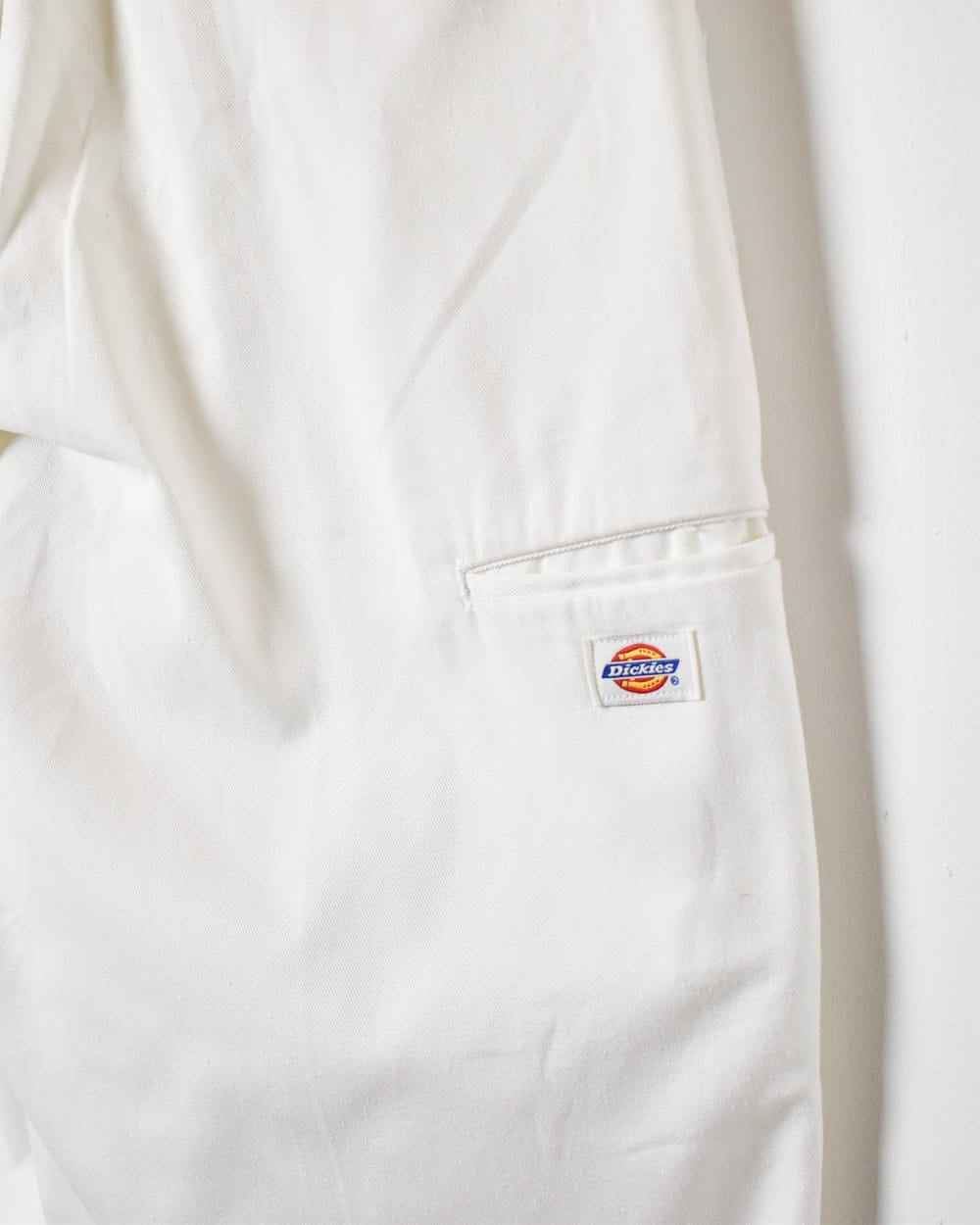 White Dickies Double Knee Carpenter Jeans - W36 L31