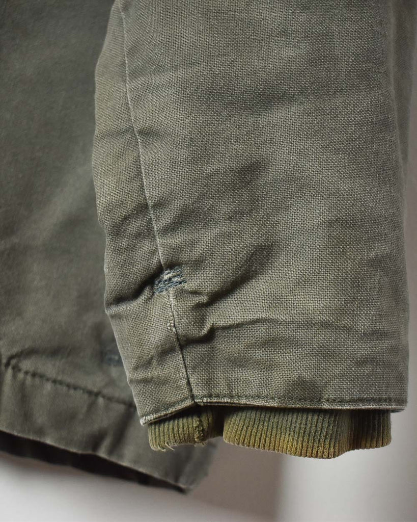 Vintage 00s Khaki Dickies Hooded Workwear Overshirt - Large Cotton ...