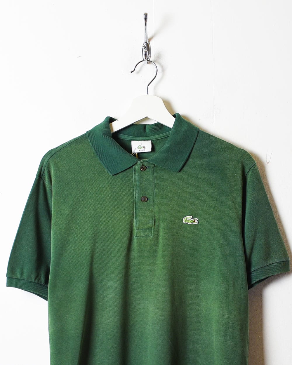 Green Lacoste Polo Shirt - Large