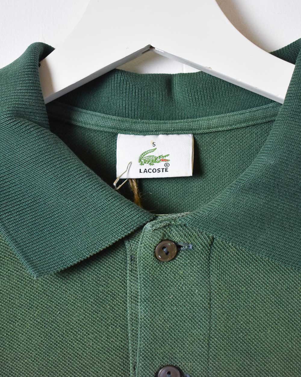 Green Lacoste Polo Shirt - Large