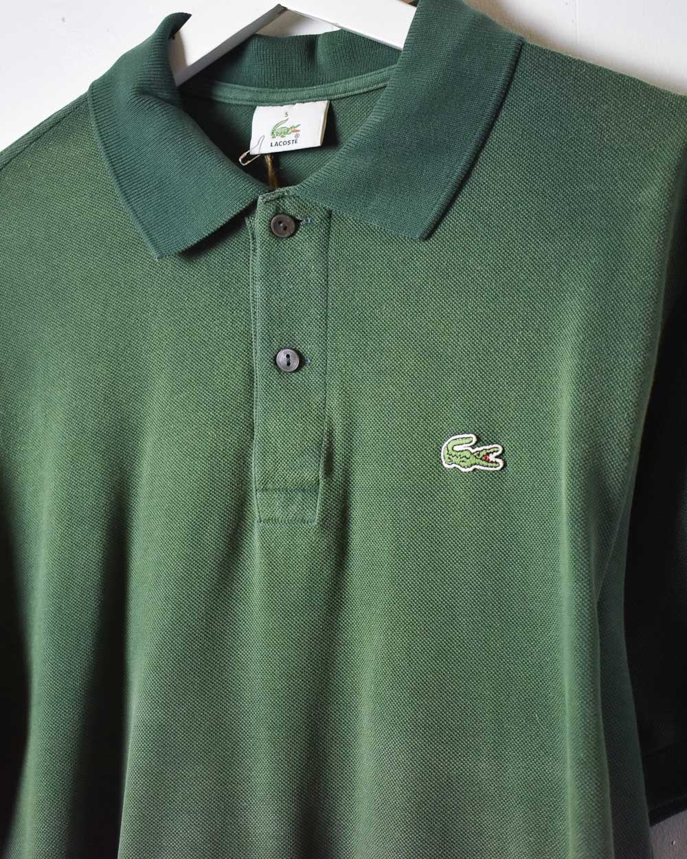 Green Lacoste Polo Shirt - Large